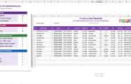Contoh Data Kepegawaian PAUD/TK Rekap Guru PTK