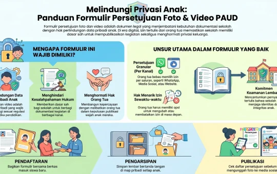 Contoh Formulir Persetujuan Foto dan Video PAUD/TK
