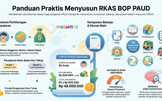 Contoh RKAS PAUD Rencana Kegiatan dan Anggaran Sekolah
