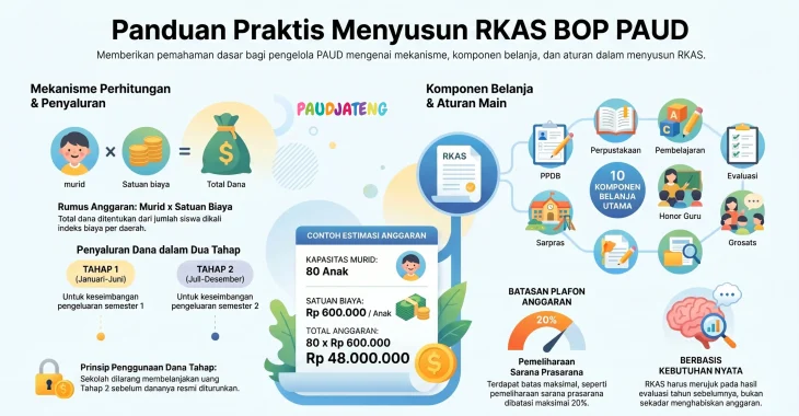 Contoh RKAS PAUD Rencana Kegiatan dan Anggaran Sekolah
