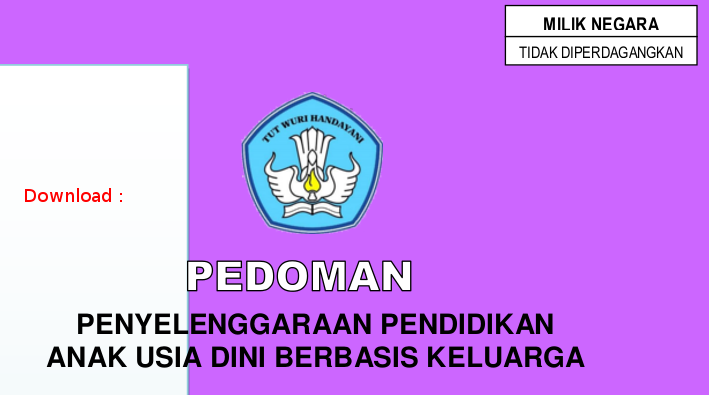 Buku Pedoman Cara Menyelenggarakan Parenting Education PAUD