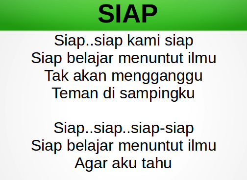 Siap Belajar – Lagu Anak Tema Sekolahku