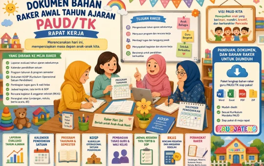 Bahan Raker Awal Tahun Ajaran PAUD/TK Rapat Kerja