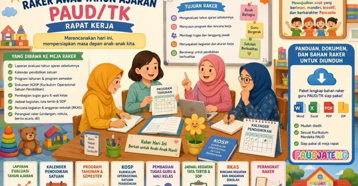 Bahan Raker Awal Tahun Ajaran PAUD/TK Rapat Kerja