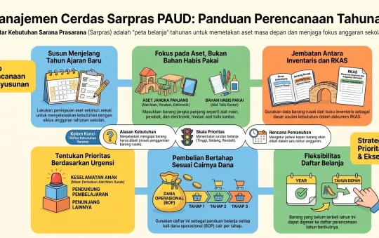 Contoh Laporan Kondisi Sarana Prasarana Sarpras PAUD