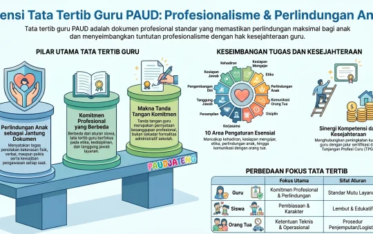Contoh Tata Tertib Guru PAUD/TK: Profesionalisme Berpihak Anak