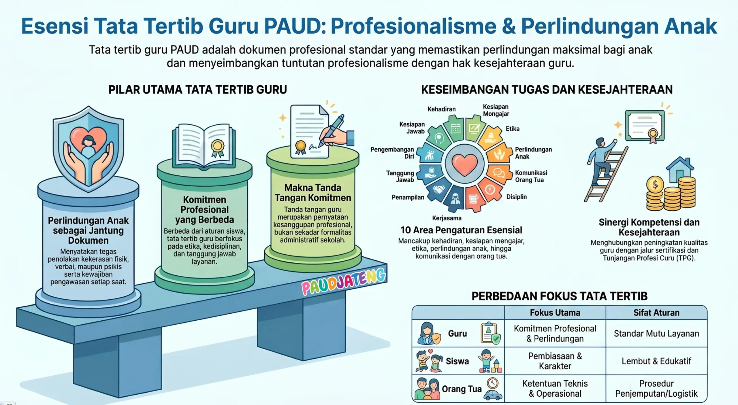 Contoh Tata Tertib Guru PAUD/TK: Profesionalisme Berpihak pada Anak Contoh Tata Tertib Guru PAUD/TK: Profesionalisme Berpihak pada Anak