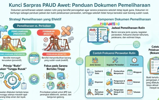 Kunci Sarpras PAUD Awet: Panduan Dokumen Pemeliharaan