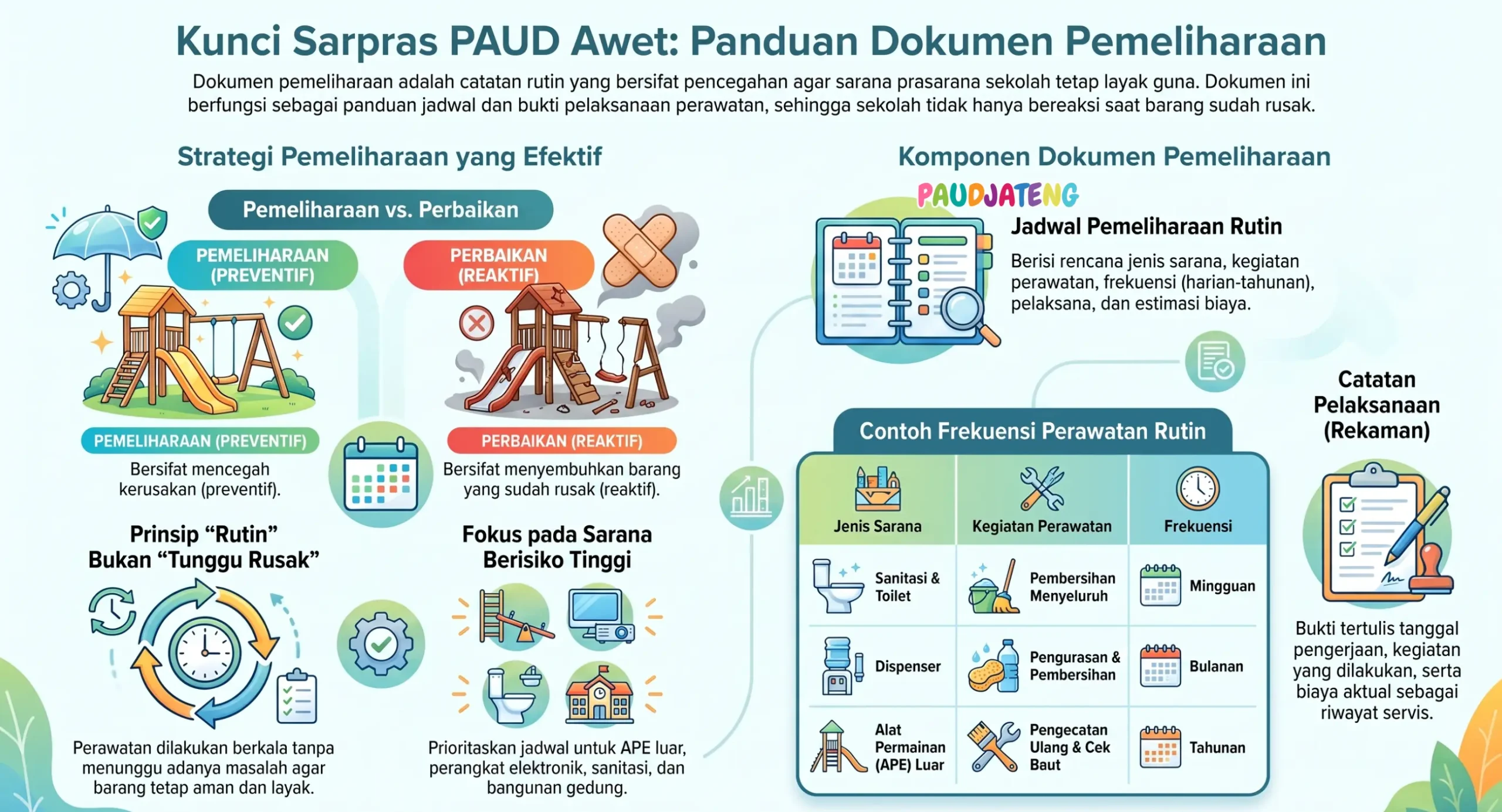 Kunci Sarpras PAUD Awet: Panduan Dokumen Pemeliharaan Kunci Sarpras PAUD Awet: Panduan Dokumen Pemeliharaan