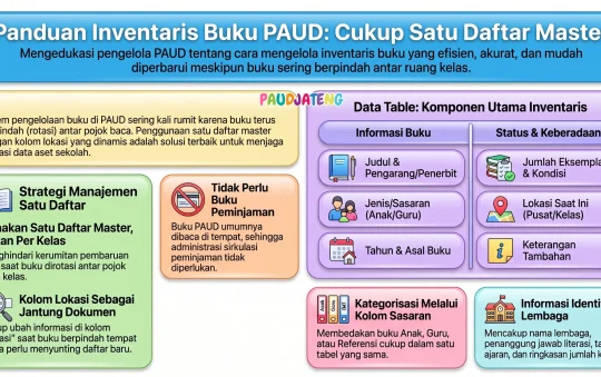 Inventaris Buku PAUD (Perpustakaan dan Pojok Baca)
