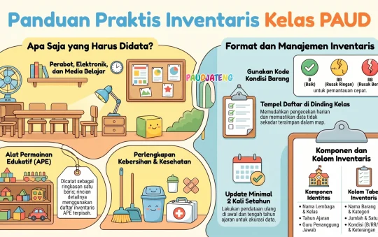 Inventaris Ruang Kelas PAUD: Format Pendataan Isi Ruang Kelas