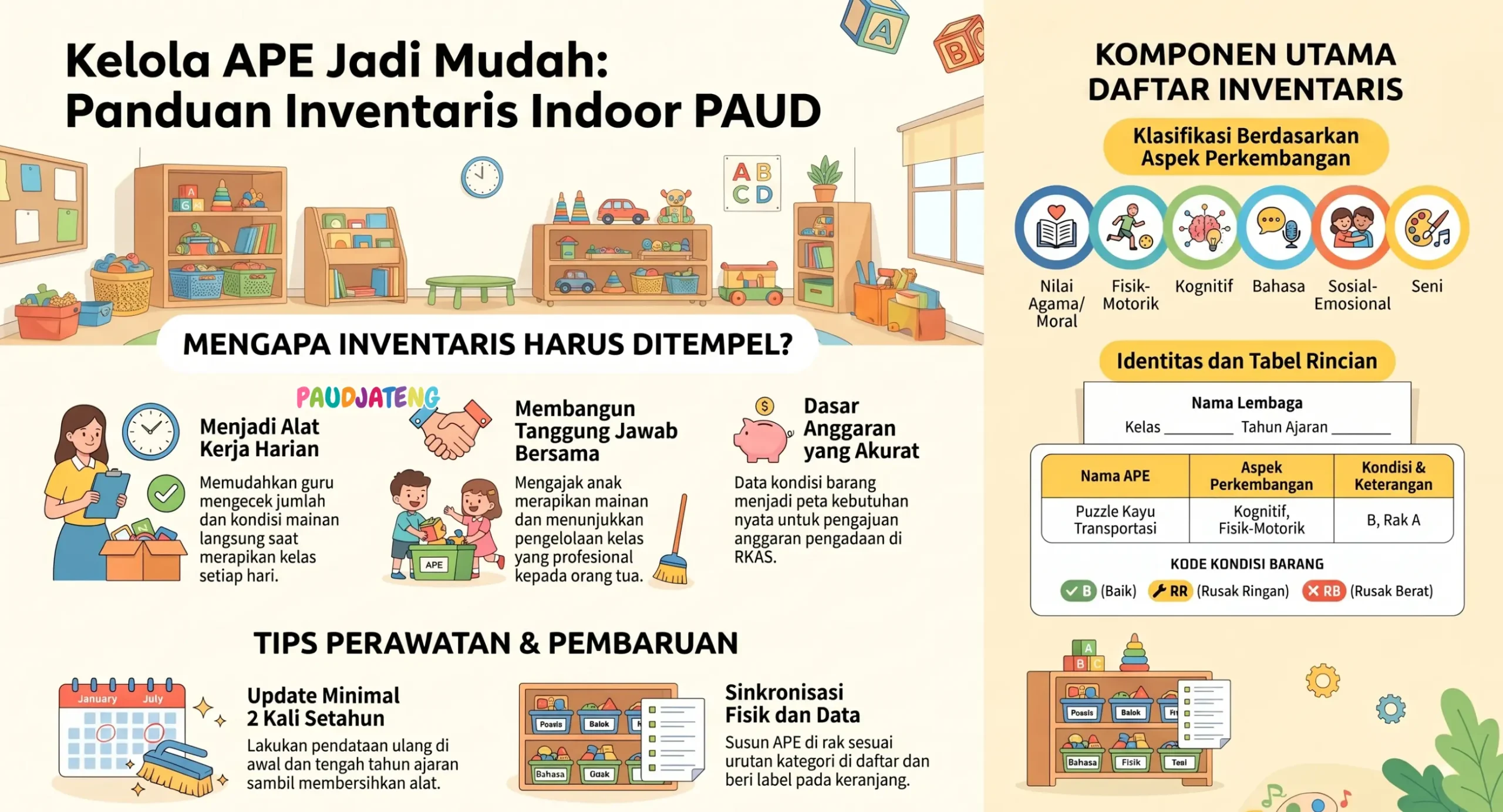 Cara Mendaftar APE Dalam Ruangan (Indoor) PAUD dengan Inventaris