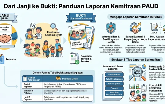 Contoh Laporan Kegiatan Kemitraan MoU PAUD dan Lembaga Lain