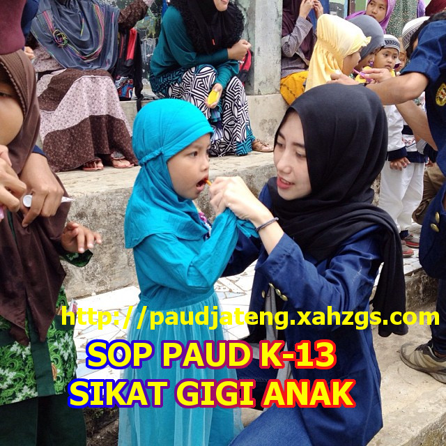 Contoh SOP PAUD Kegiatan Sikat Gigi Anak Kurikulum 2013