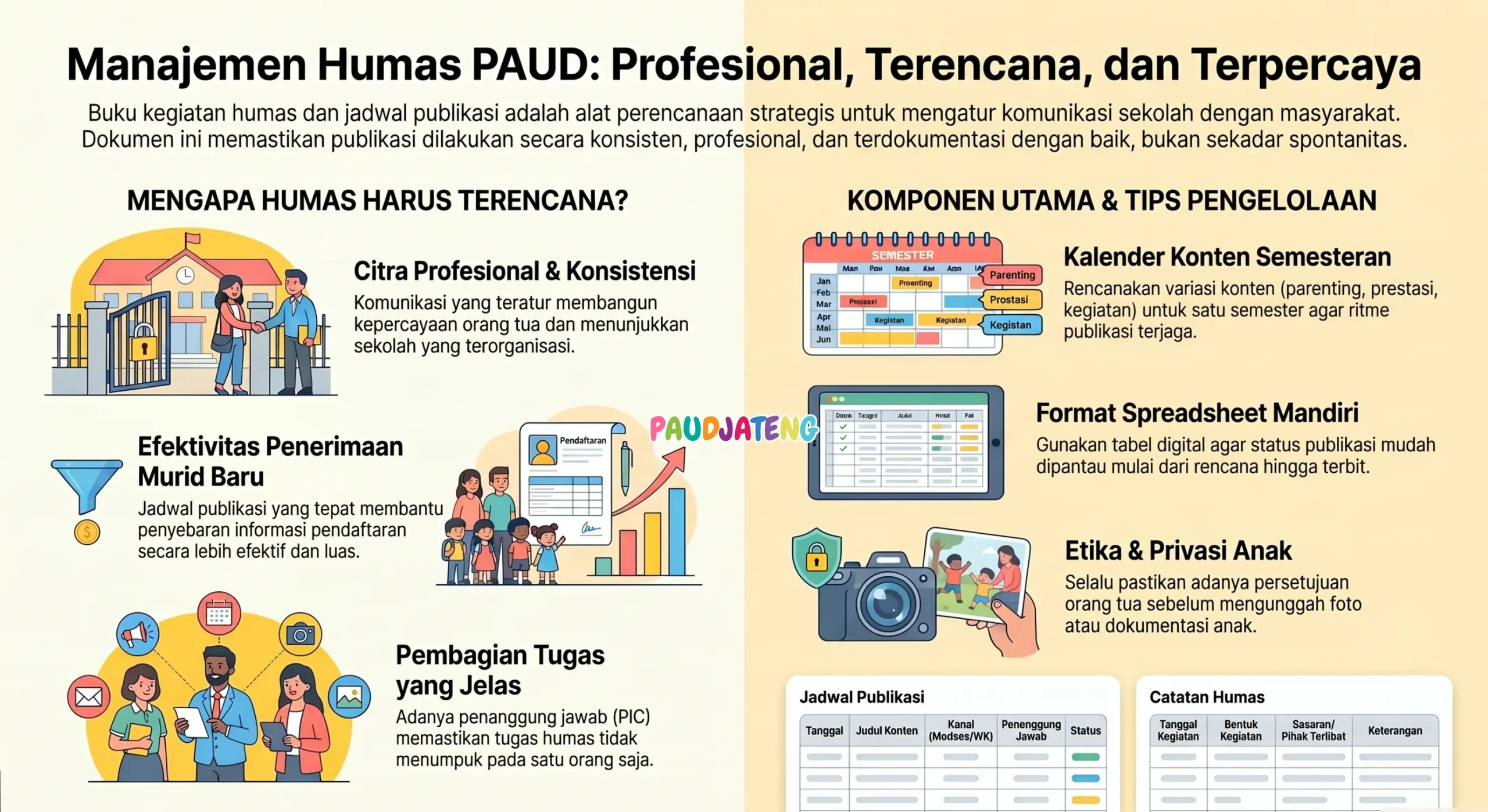 Manajemen Humas Sekolah PAUD/TK Manajemen Humas Sekolah PAUD/TK