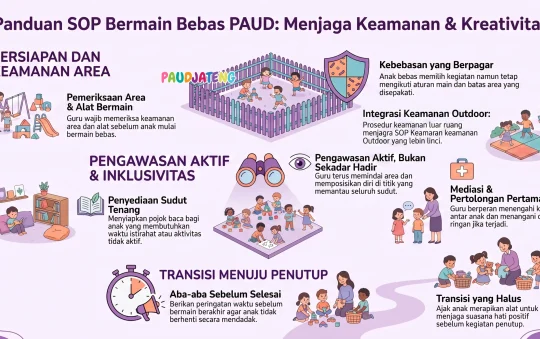 SOP Bermain Bebas/ SOP Istirahat PAUD: Melatih Inisiatif