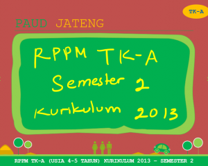 CONTOH RKM RPPM PAUD Archives - PAUD JATENG