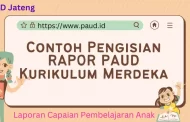 Contoh & Cara Mengisi Narasi Rapor PAUD Kurmer