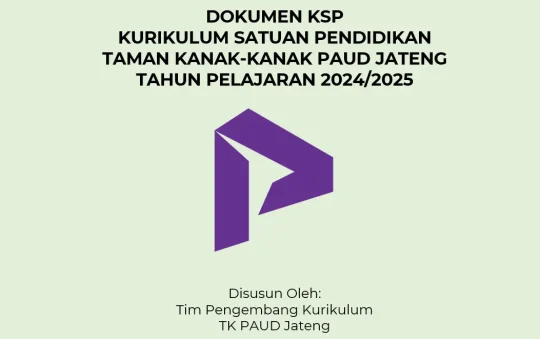 [Word] KSP KOSP PAUD TK Kurikulum Merdeka Satuan Pendidikan