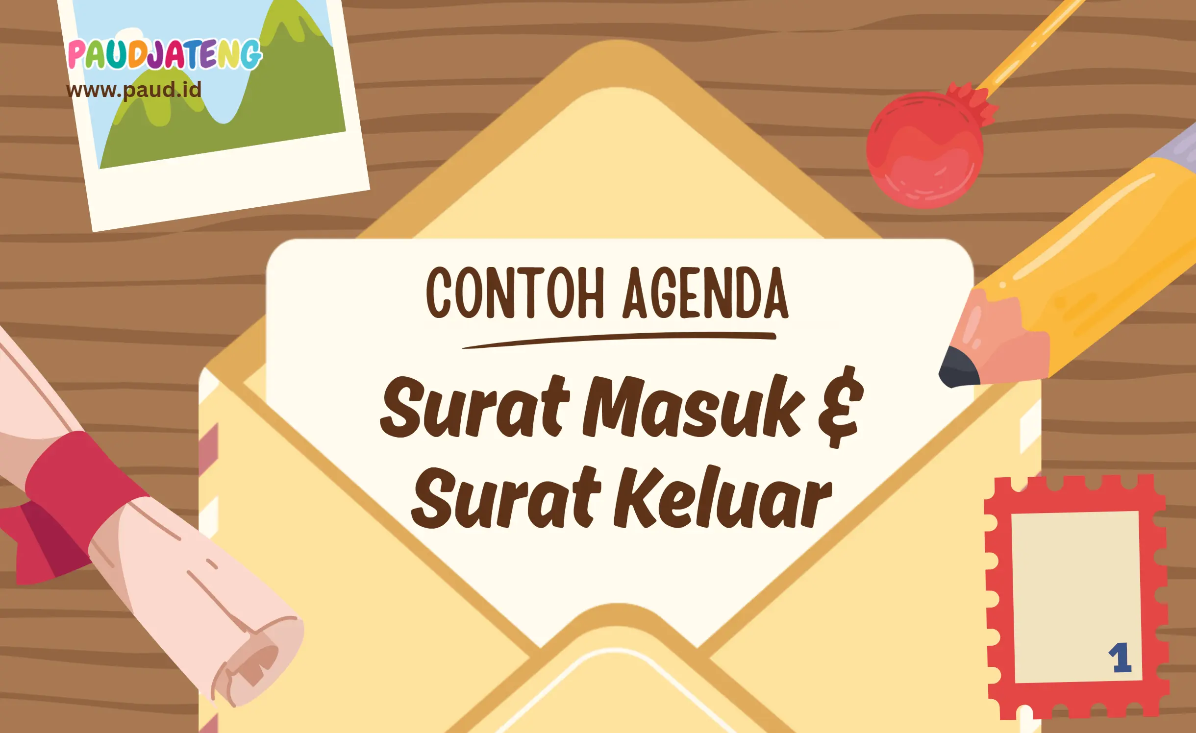Download Contoh Agenda Surat Masuk Keluar PAUD/TK