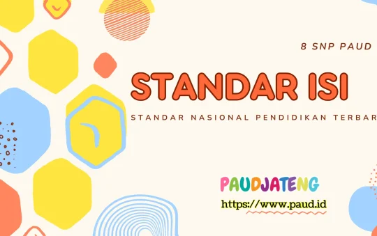 Standar Isi PAUD Permendikdasmen 12 Tahun 2025 + Lampiran