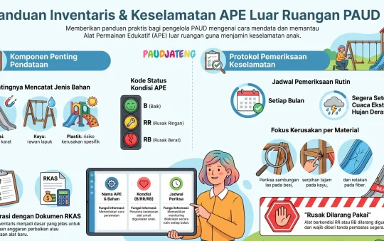 Contoh Buku Inventaris APE Luar Ruangan PAUD, APE Outdoor