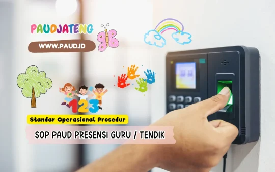 Contoh SOP PAUD Presensi Guru dan Staf Absensi