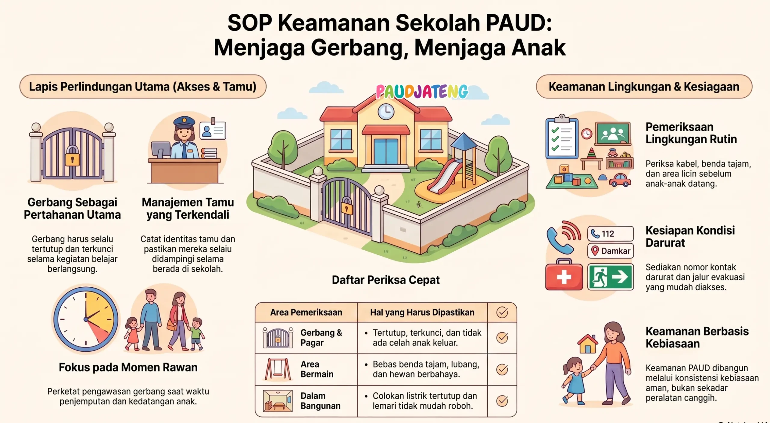 Panduan Keamanan Sekolah PAUD/TK Panduan Keamanan Sekolah PAUD/TK