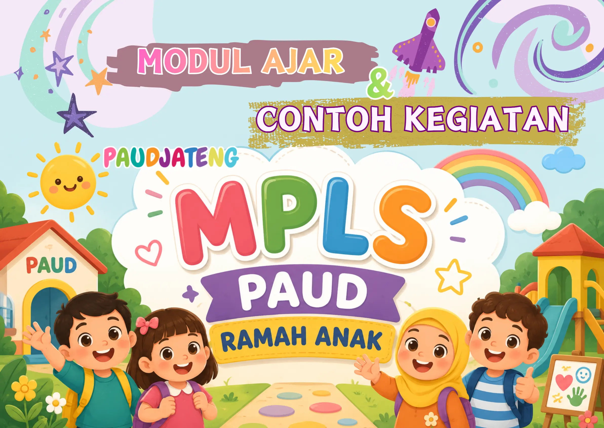 Modul ajar MPLS PAUD dan contoh kegiatan masa pengenalan lingkungan sekolah TK